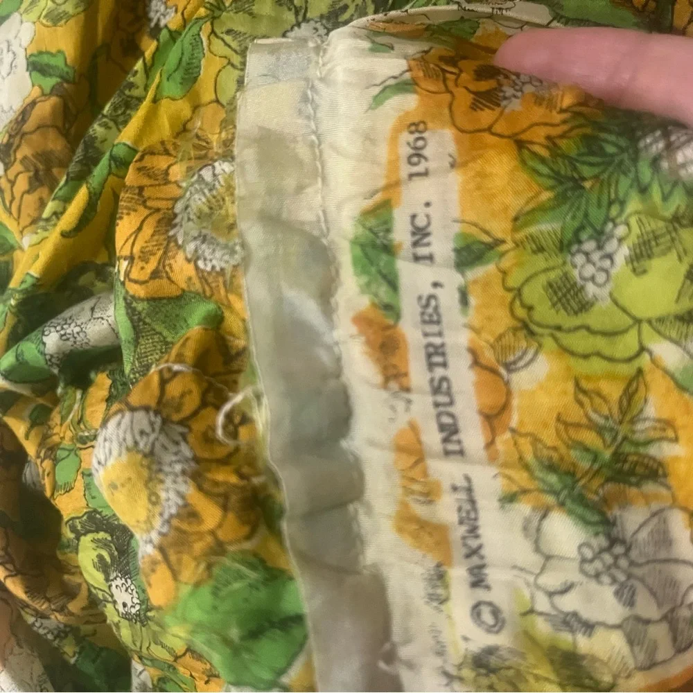 Authentic vintage retro mod 60s handmade pleated mini midi skirt 1960’s original - Picture 5 of 6